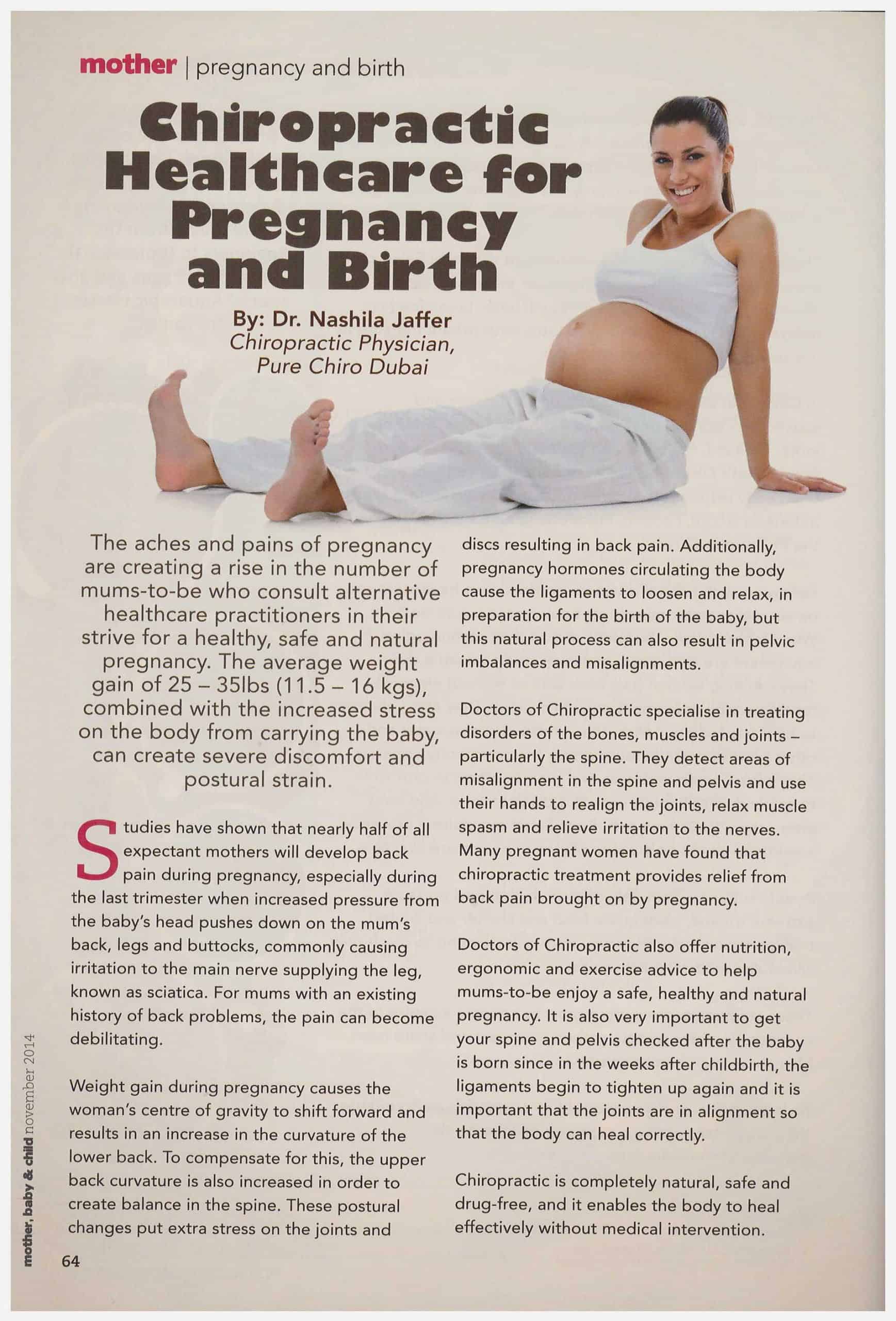 “Mother, Baby & Child” Magazine – November 2014